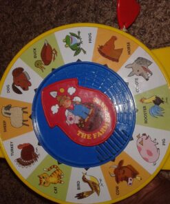 Fisher Price Classics - Farmer Says See 'n Say - Vintage Learning Toy, Sounds and Animals, Interactive Retro Game for Kids, Girls, Boys, Baby, Preschoolers, Toddlers, Unisex Ages 18 Months + 36 71qqtAdwGFL
