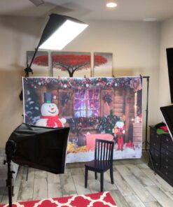 Fancierstudio Lighting kit UL9004SB-69BWG 2000 Watt Photo Studio Lighting Kit with 6-9 Feet Muslin Backdrop and Background Stand-Black White 29 71qrMvl84nL