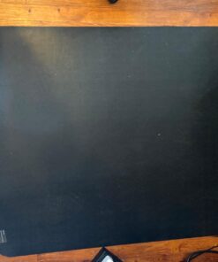 Office Rolling Chair Mat for Hardwood and Tile Floor, Black, Anti-Slip, Non-Curve, Chair Mat Best for Under the Computer Desk , 47 x 35 Rectangular Non-Toxic Plastic Protector, Not for Carpet 42 71qrOr7AVL