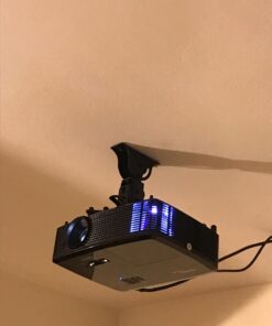 VideoSecu Flat Vaulted Ceiling Projector Mount LCD DLP Bracket with Adjustable Height Rotating Swivel Arm One Piece PJ2B 1C9 47 71qrQXuK4wL
