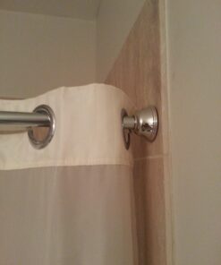 Zenna Home 502S Stall Adjustable Tension Shower Rod, Size-27 to 40", Chrome Stall Size - 27" to 40" 21 71qrXyRciL