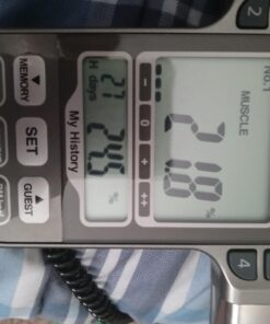 Omron Body Composition Monitor with Scale - 7 Fitness Indicators & 90-Day Memory 90-Day Memory Tracker 33 71qrmCV6HHL