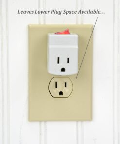 BindMaster 3 Prong Grounded Single Port Power Adapter with Indicator On/Off Switch (1 Pack) 1 Pack 17 71qs9jFIPxL