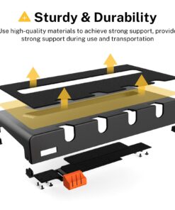 Donner Small Guitar Pedal Board, Mini Effects Pedalboard Power Supply Set DB-S100 with Convertible Bag Backpack, 60" Adhesive Backed Hook-and-Loop and Power Supply Mounting Device,14.46" x 7.51" 14.5" x 7.5" x 2" 17 71qtLx1TzwL