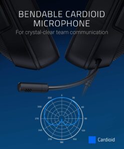 Razer Kraken X Ultralight Gaming Headset: 7.1 Surround Sound - Lightweight Aluminum Frame - Bendable Cardioid Microphone - for PC, PS4, PS5, Switch, Xbox One, Xbox Series X|S, Mobile - Black/Blue Classic Black/Blue 27 71qtTdJVcL