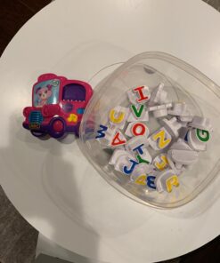 LeapFrog Fridge Phonics Magnetic Letter Set, Pink Small 34 71quFUZS9uL