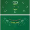 DA VINCI 2 Sided Texas Holdem and Blackjack Casino Felt Layout 36 Inch x 72 Inch 27 71quNZJwjAL