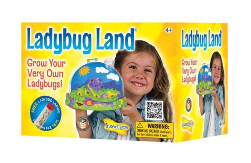 Insect Lore Live Ladybug Growing Kit Toy -unisex-children Original Ladybug Land