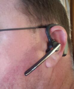 Poly Voyager 5200 Wireless Headset (Plantronics) - Single-Ear Bluetooth Headset w/Noise-Canceling Mic - Ergonomic Design - Voice Controls - Lightweight - Connect to Mobile/Tablet via Bluetooth 40 71qua6b1LL