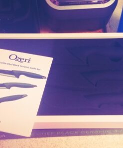 Ozeri Elite Chef Black 3-Piece Ceramic Knife Set 3-Piece Set 63 71qvJyBmShL