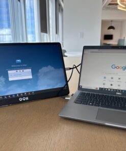 Portable Travel Monitor for Laptop QQH 15.6" 1080P FHD IPS Second Screen, USB C HDMI External Gaming Monitor Display for Computer Phone PC MAC PS4 Switch, Foldable Kickstand Z1-9 Black 33 71qvfOFeucL