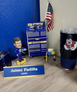 Lasercrafting Personalized Office Name Plate With Optional Wall or Desk Holder - 2x8 - CUSTOMIZE. Choose from a variety of colors and fonts to match your style. Great gift idea. 33 71qvmXYSWPL