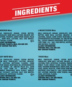 SNICKERS, TWIX, MILKY WAY & 3 MUSKETEERS Variety Pack Super Bowl Milk Chocolate Candy Bars Assortment, 240 Pieces Bag 29 71qwRygLSFS