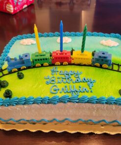 Oasis Supply Colorful Birthday Party Train Candle Holder For Cake Decorations, 7” x 3”, 5 Candles Included 35 71qwT5clriL