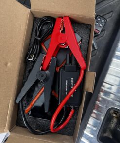 BRORAK Car Jump Starter Battery Pack, 1500A Jump Box for Car Battery Jump Starter, 12V Portable Jump Starter (Up to 7.0L Gas & 4.0L Diesel) Jump Pack with 3 Modes Flashlight and Jumper Cables orange 31 71qx5cjo8bL