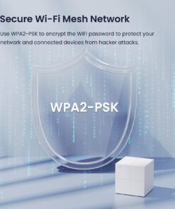Tenda Nova Mesh WiFi System MW6 - Covers up to 4000 sq.ft - AC1200 Whole Home WiFi Mesh System - Gigabit Dual-Band Mesh Network for 90 Devices - Replaces Wireless Router and WiFi Extender - 2-Pack 2-4 bedrooms + AC1200| MW6-2 Pack 26 71qxBX894pL