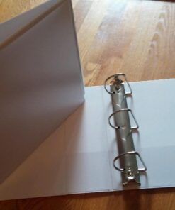 Amazon Basics Economy 3 Ring Binder, Showcase View Binder with 3 Inch, D-Ring, 2-Pack, White 3-inch 25 71qxbjo6qL