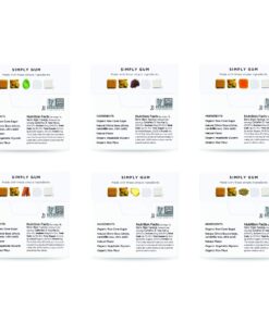 Alternative view of Simply Gum | Variety Pack - Peppermint, Cinnamon, Ginger, Fennel, Maple, Coffee | Synthetic Free + Aspartame Free + non GMO Assorted