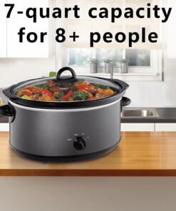 7 Quarts Electric Slow Cooker - Serves 8 Plus People 7 71qyJwa UTL