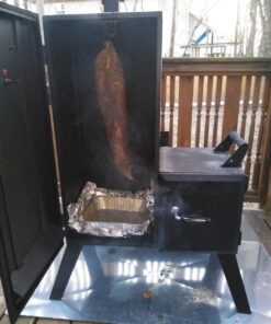 Dyna-Glo DGO1176BDC-D Vertical Offset Charcoal Smoker Standard Black 49 71qyspbjJL