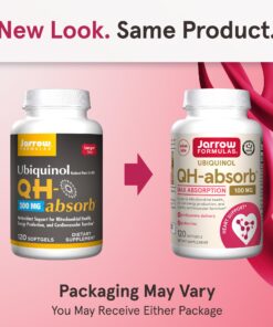 Alternative view of Jarrow Formulas QH-Absorb 100 mg Max Absorption - CoQ10 Ubiquinol - Up to 120 Servings (Softgels) - Supports Mitochondrial Health, Cellular Energy Production & Healthy Cardiovascular Function 120 Servings (Pack of 1)