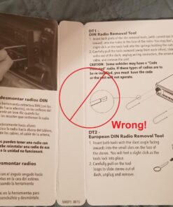 SCOSCHE DT1 DIN Automotive Car Radio Removal Pry Tool Kit 21 71r 0PXFMzL