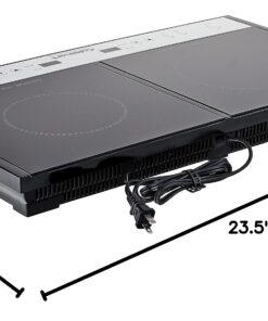 Cuisinart ICT-60 Double Induction Cooktop, Black Cuisinart Induction Cooktop 16 71r G76P7L