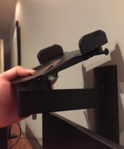 VideoSecu One Pair of Side Clamping Bookshelf Speaker Mounting Bracket with Swivel and Tilt for Large Surrounding Sound Speakers MS56B 3LH 79 71r N0PDQqL