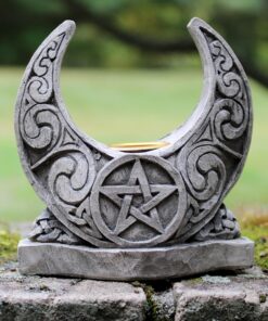 Moon Candle Holder Stone Finish 7 71r02V9azaL