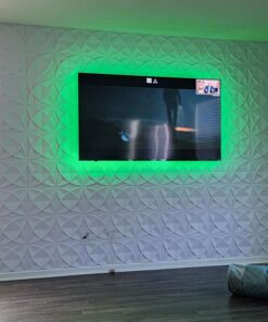 maylit ICRGB TV LED Backlight, 18ft Bluetooth LED Lights for TV 75-85in, USB Powered TV Lights Kit with Remote and App Control, Music Sync Color Change with TV Sound, Bias Lighting for HDTV Room Decor ICRGB (Bluetooth Control) 16.4FT for 75''-85'' TV 28 71r05BsrEML