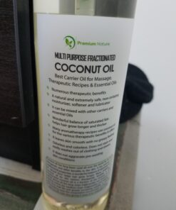 Fractionated Coconut Oil Skin Moisturizer - Cold Pressed MCT, Massage & Essential Oil Carrier, 16 oz Pump 16 Fl Oz (Pack of 1) 33 71r0F5KRRGL 1