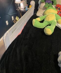 Regalo Swing Down Bed Rail Guard, with Reinforced Anchor Safety System 43 Inch Swing Down 32 71r0R1cBBJL