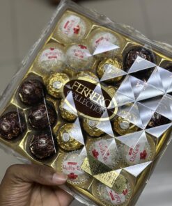 Ferrero Collection, 24 Count, Premium Gourmet Assorted Hazelnut Milk Chocolate, Dark Chocolate And Coconut Chocolates, Luxury Chocolate Holiday Gift Box 24 Count (Pack of 1) 36 71r0nlERz9L 1