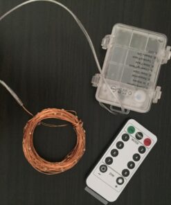 TingMiao Fairy Lights 33ft 100 LED String Lights Battery Operated with Remote Waterproof Copper Wire Lights for Indoor Decorative Lights Warm White 37 71r1Wv6s2fL