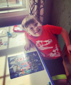 Flash Furniture Wren Adjustable Classroom Activity Table for School and Home, Rectangular Plastic Activity Table for Kids, 23.625" W x 47.25" L, Gray/Blue Blue Set of 1 40 71r2Ez5DYL