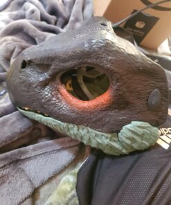 Mattel Jurassic World Dominion Therizinosaurus Dinosaur Mask, Movie-Inspired Role Play Toy with Opening Jaw & Realistic Design Slasher Dino Mask 29 71r2FOICfkL