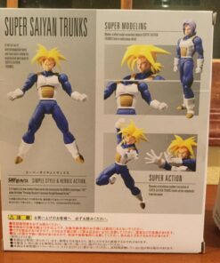 TAMASHII NATIONS Bandai Super Saiyan Trunks (Cell Saga Version) Dragon Ball Z Action Figure 56 71r2M269sL