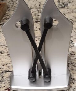 Official As Seen On TV Bavarian Edge Kitchen Knife Sharpener by BulbHead, Sharpens, Hones, & Polishes Serrated, Beveled, Standard Blades 46 71r2QHzTuNL 1