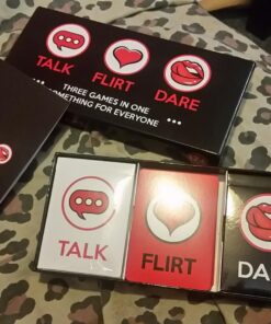 Romantic Game for Couples -Gift - Perfect Date Night Ideas - Girlfriend, Boyfriend, Newlywed, Wife or Husband. 3-in-1:Talk, Flirt, Dare. Reignite and Deepen Relationship with Your Partner. 34 71r3dnUrlwL
