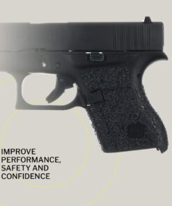TALON GRIPS Adhesive Pistol Grip – Compatible with Glock 43 – Made in The USA Rubber-Black 29 71r5E4MsmWL