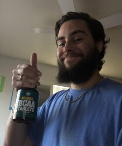 Raw Barrel BCAA Tablets - 120 Extra Strong 1000mg Pills - 2:1:1 Ratio Branched Chain Amino Acid Supplement - Non-GMO Natural Ingredients 34 71r5FruSoAL