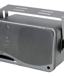 Pyle 3-Way Waterproof Marine Box Speakers - 3.5" 200 Watt Dual Indoor Outdoor Speaker System - Weatherproof/Waterproof Outdoor Speaker - Home, Boat, Pool, Patio Indoor Outdoor Use PLMR24S (Silver) Silver 16 71r5INWhNHL