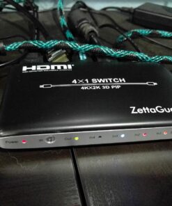 Zettaguard 4 Port 4 x 1 HDMI Switch with PIP (Picture in Picture)and IR Wireless Remote Control, HDMI Switcher Hub Port Switches for PS4 Xbox Apple TV Fire Stick Blu-Ray Player (ZW410) 4 In 1 Out 33 71r5OcBTrgL