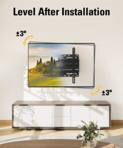 Mounting Dream TV Wall Mount for 32-65 Inch TV, TV Mount with Swivel and Tilt, Full Motion TV Bracket with Articulating Dual Arms, Fits 16inch Studs, Max VESA 400X400 mm, 99lbs, MD2380 25 71r5q2FgrL