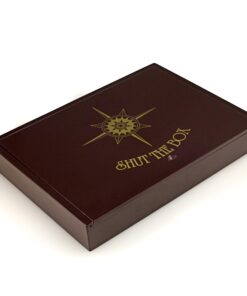 STERLING Games Wooden Shut The Box Game 12 Numbers with Home Decor Design Lid Cover and Felted Rolling Surface 10 71r5sOFmlIL