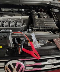 AVAPOW 6000A Car Battery Jump Starter(for All Gas or up to 12L Diesel) Powerful Starter with Dual USB Quick Charge and DC Output,12V Pack Built-in LED Bright Light 46 71r5txdzdL