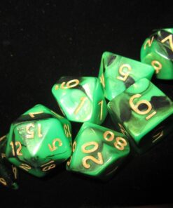 New 5 x 7-Die Series Polyhedral Dice Set - 5 Colors Dungeons and Dragons DND RPG MTG Table Games Dice with 5 Free Pouches by Flyesto 25 71r68DlSVL