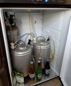 Kegco K309SS-124" Wide Homebrew Single Tap Stainless Steel Digital Kegerator 29 71r6BExc5SL