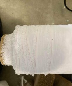 58" White Solid Color Sheer Chiffon Fabric by The Bolt - 25 Yards 18 71r6XCTNPFL