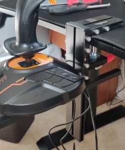 2Set, J-PEIN Desk Mount for Joystick & Throttle - PC Flight Sim Game Support, Adjustable HOTAS System Stand, Durable Gaming Gear Holder, Easy Setup 46 71r6biJgR8L